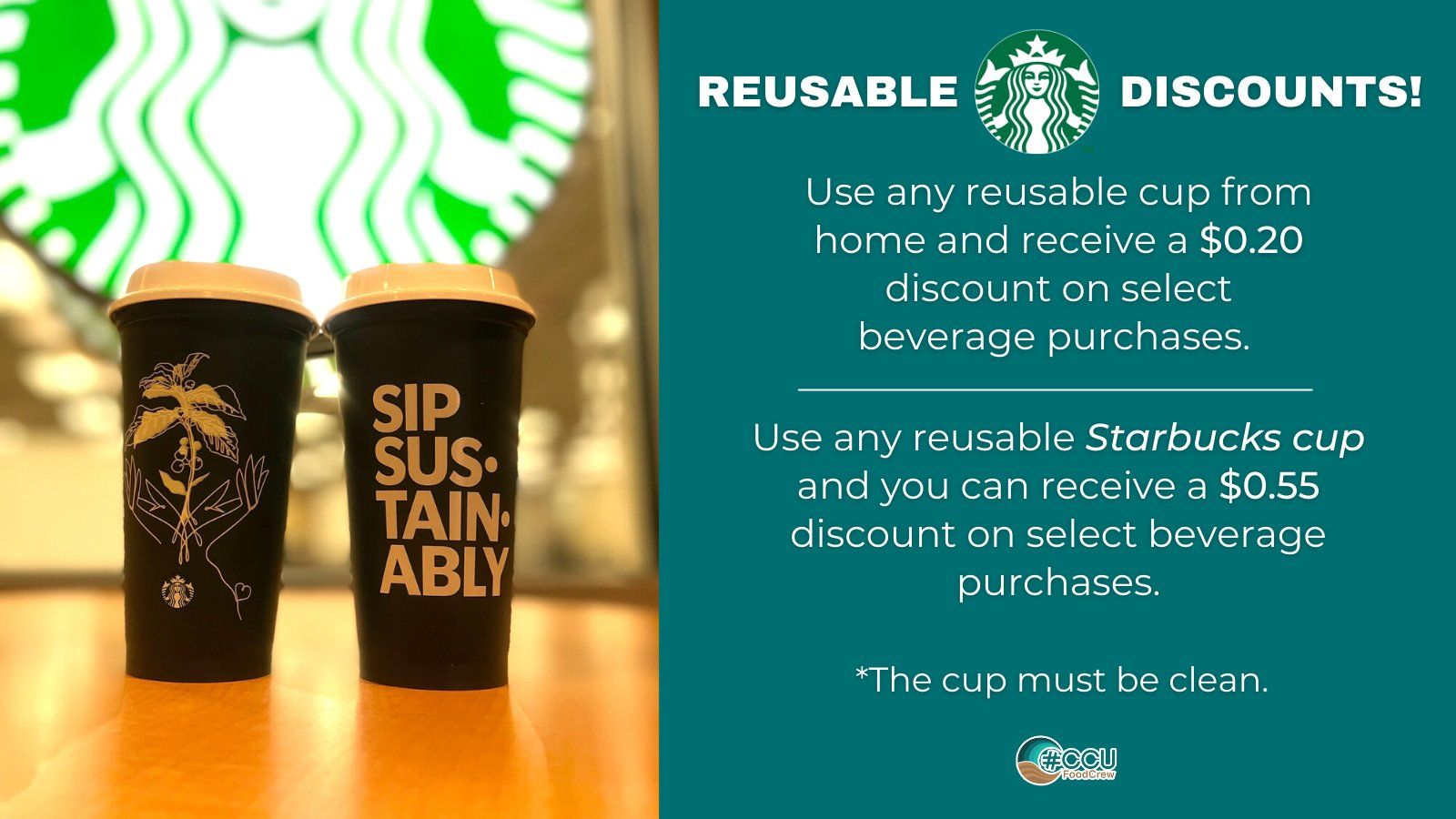 Starbucks New No Straw Policy Worse For Environment
